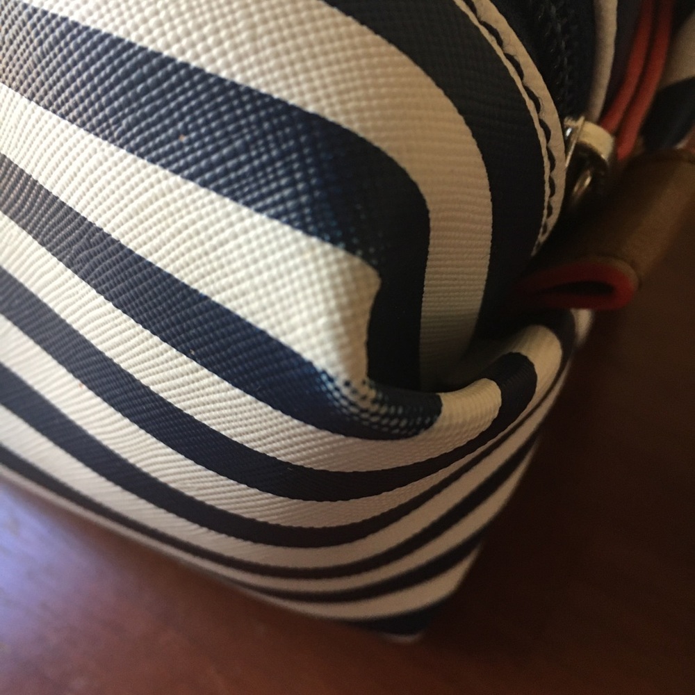 Stella & Dot Striped Pouf - Picture 6 of 7